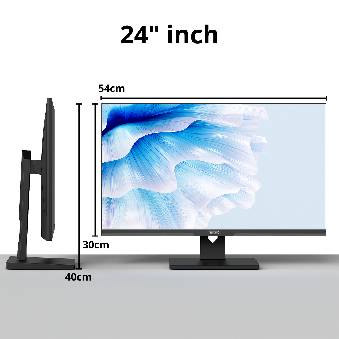 Rolio Monitor - 24" inch - Full HD 1080p - 100Hz