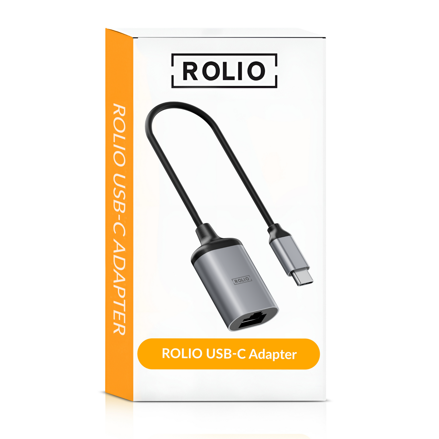 Rolio USB C Adapter - USB-C naar Ethernet - 1Gbps