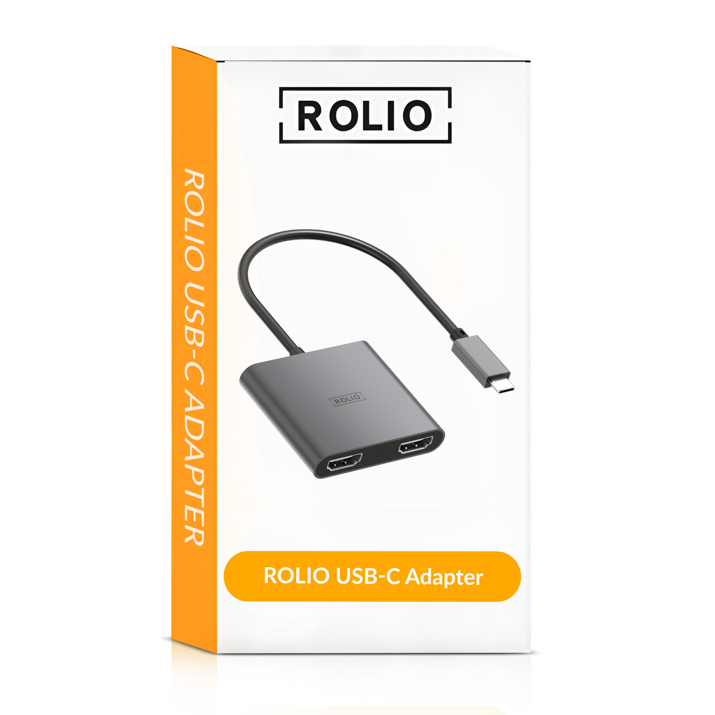 Rolio USB C naar HDMI - Dual HDMI Adapter - 2x HDMI 4K
