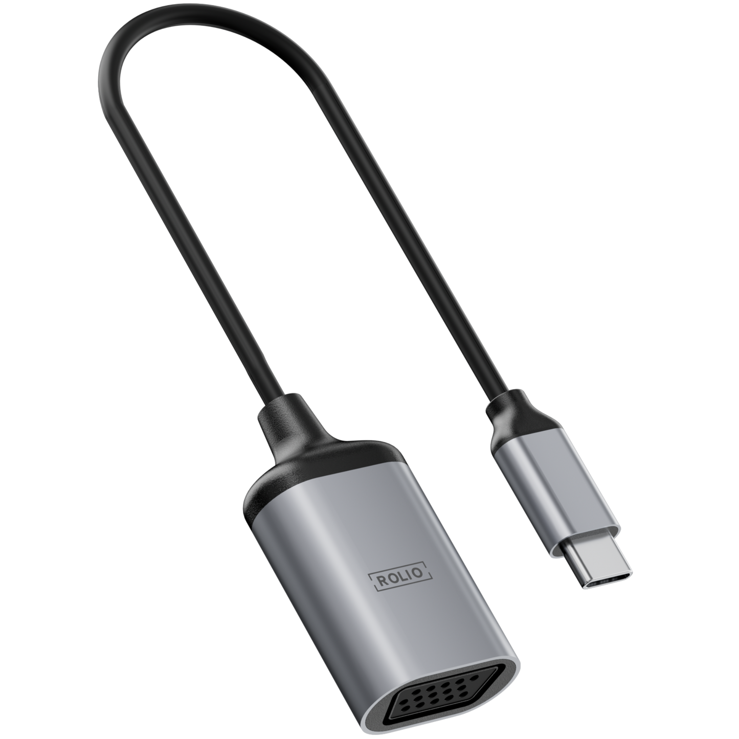 Rolio USB C Adapter - USB-C naar VGA adapter