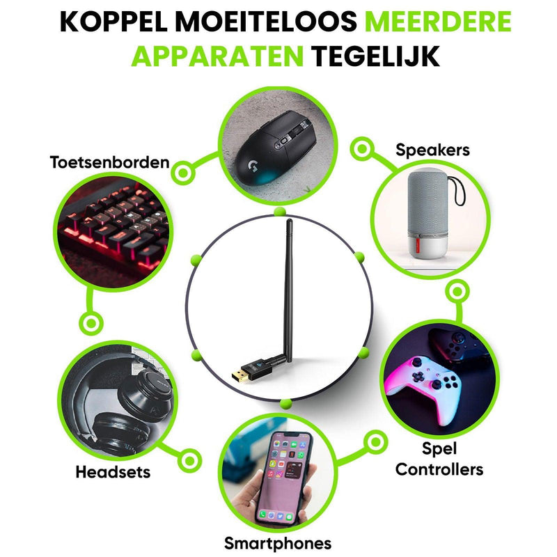 Rolio Bluetooth adapter 5.1 - 150m - Rolio