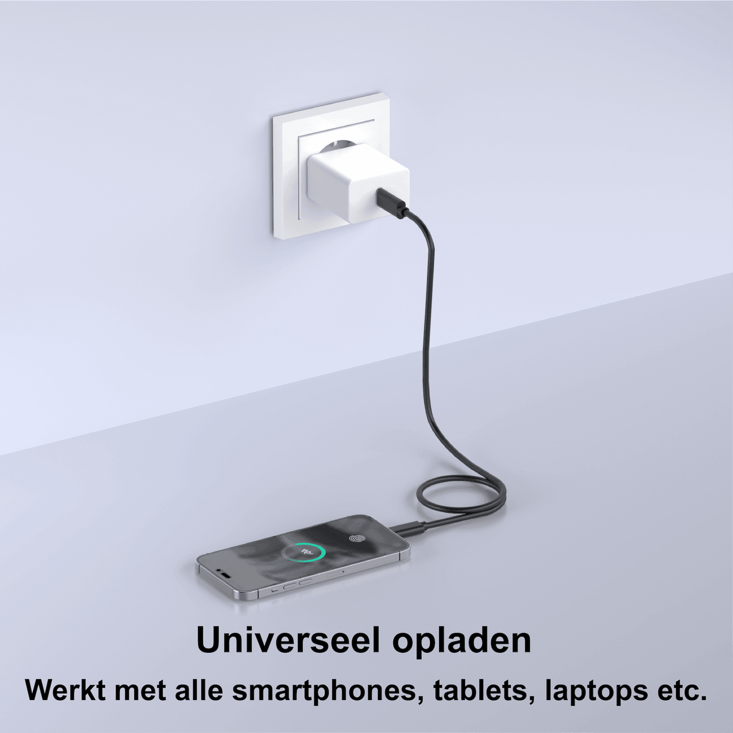 Rolio Oplader 30W - 1x USB-C - Snellader - Rolio