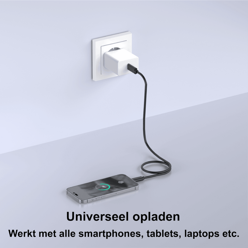Rolio Oplader 30W - 1x USB-C - Snellader - Rolio