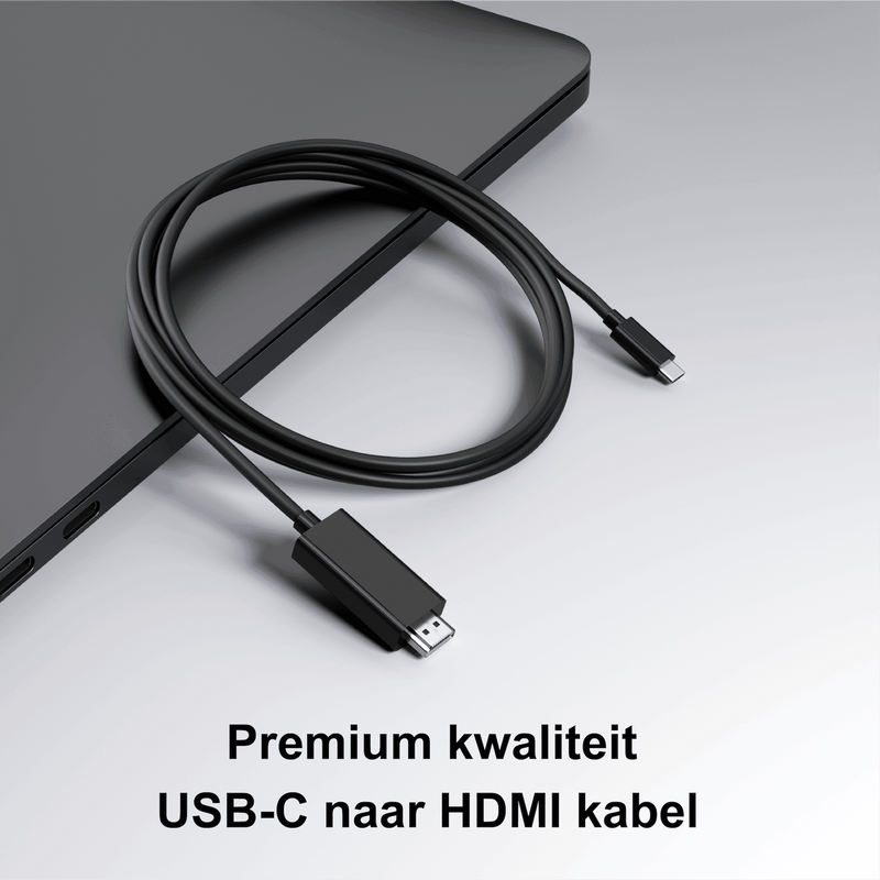 Rolio USB-C naar HDMI kabel - 4K - 60hz - 1.8 meter - Rolio