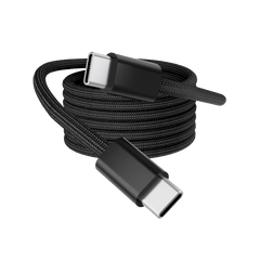 Rolio USB C Kabel - Oplaadkabel - Magnetisch Oprollen - 2 Meter - 100W - USB C naar USB C - Universeel