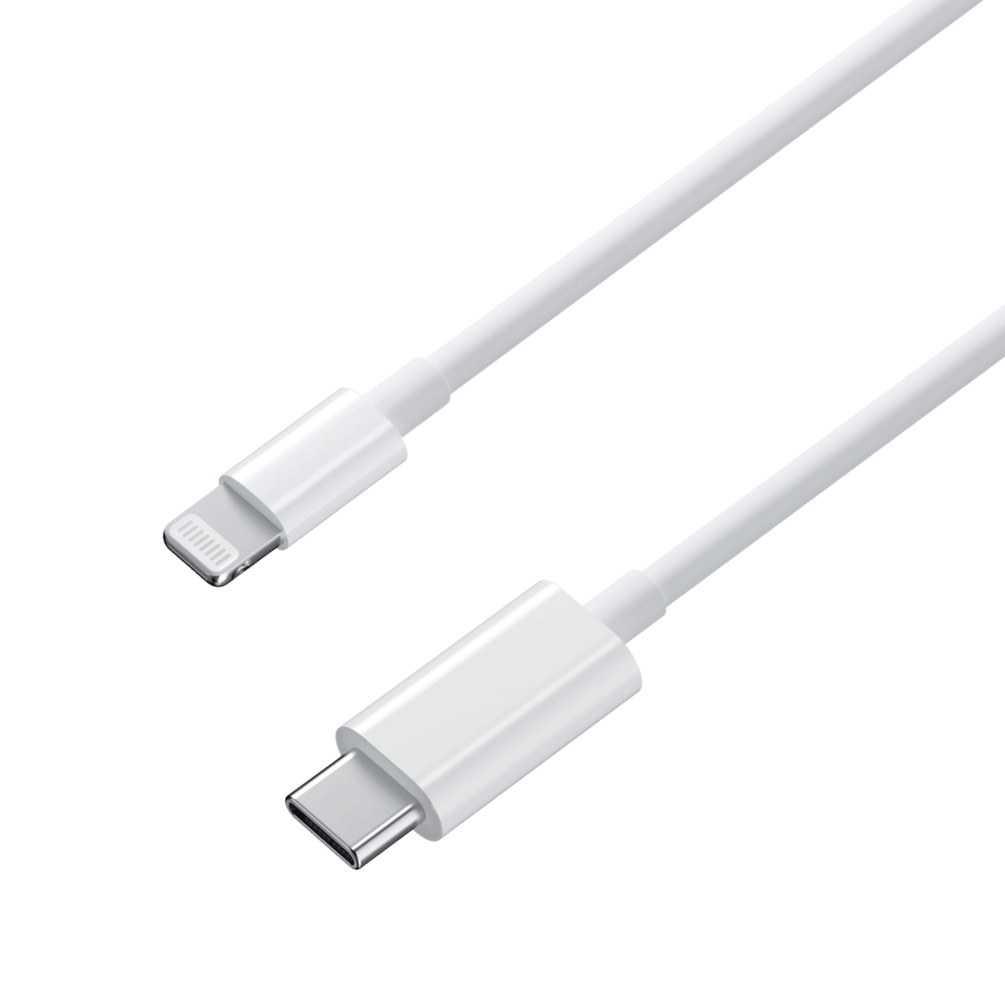 Rolio USB C naar Lightning kabel - Wit - 1 meter - Rolio