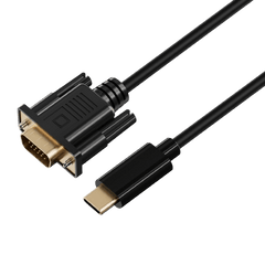Rolio USB C naar VGA kabel - 1.8 meter