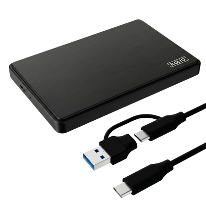 Rolio Externe Harde Schijf - USB 3.1 en USB C - 500GB Opslag - 1Gbps