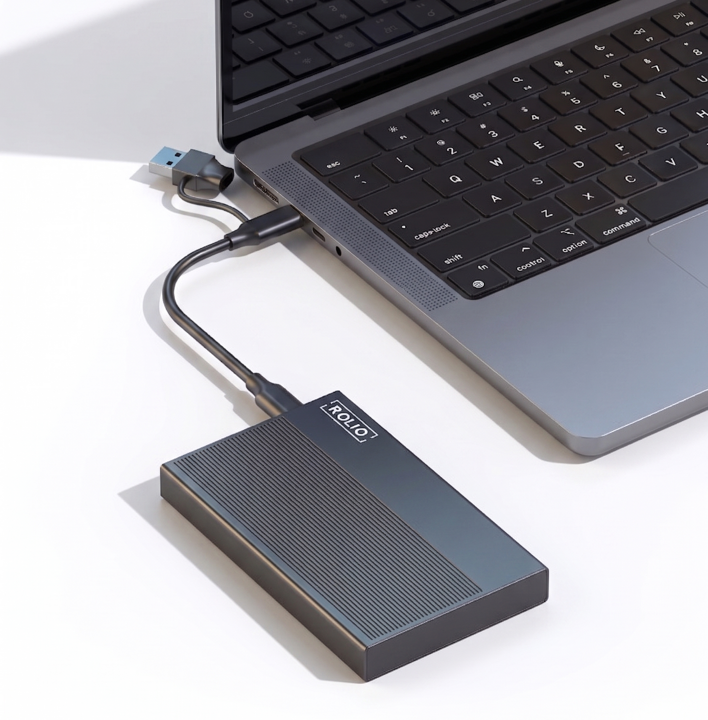 Rolio Externe Harde Schijf - Pro - USB 3.0 - USB C - 1TB Opslag - 1Gbps