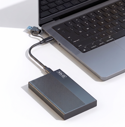 Rolio Externe Harde Schijf - Pro - USB 3.0 - USB C - 500GB Opslag - 1Gbps