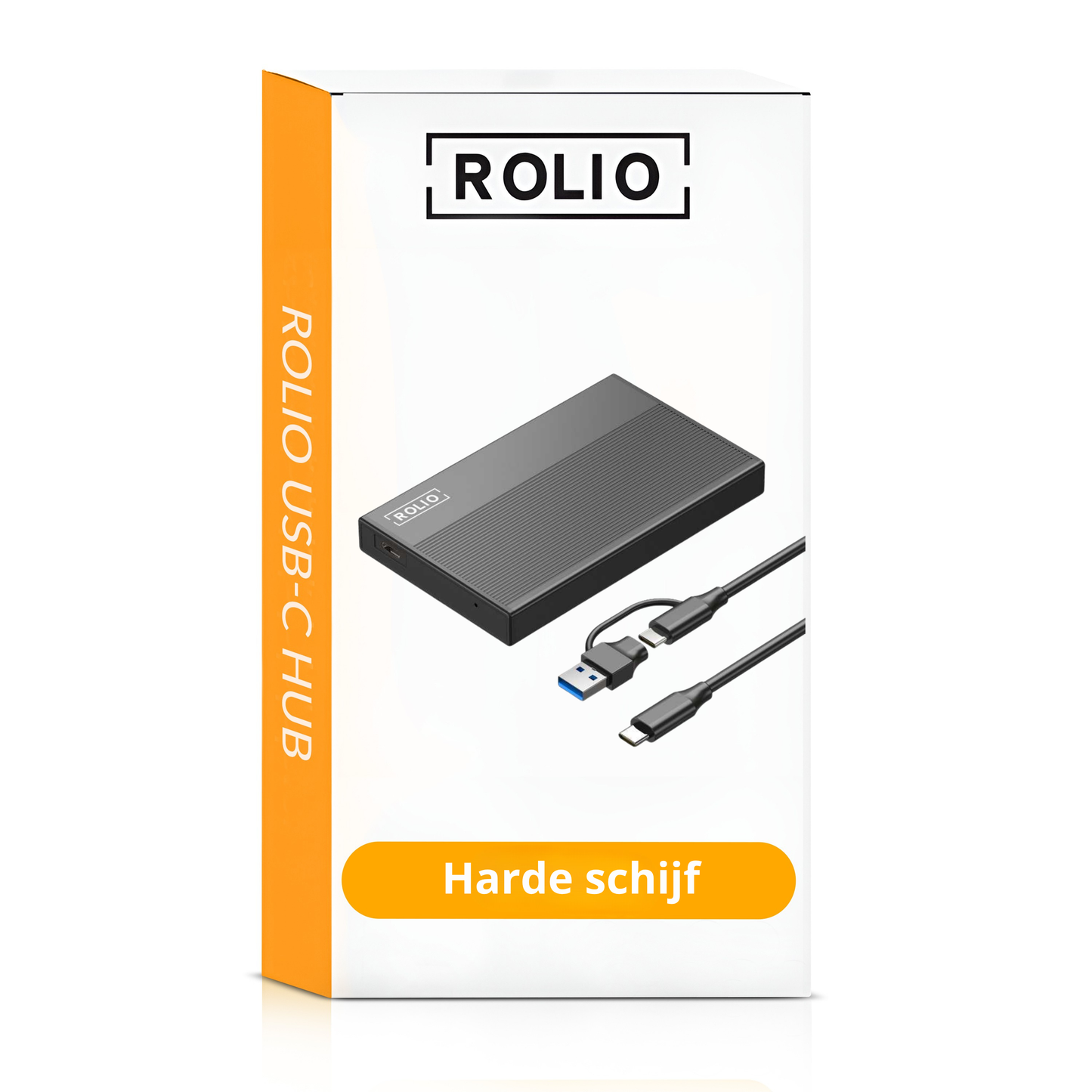 Rolio Externe Harde Schijf - Pro - USB 3.0 - USB C - 1TB Opslag - 1Gbps