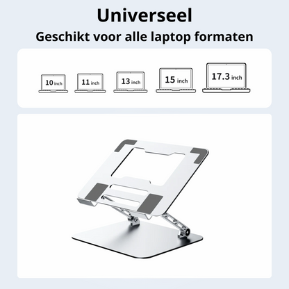 Rolio Laptop Standaard - Universeel - Aluminium