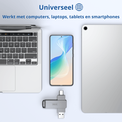 Rolio USB-Stick 128 GB – USB C und USB A – 800 Mbit/s – USB 3.0